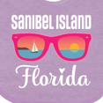 thumbnail image 4 of Inktastic Sanibel Island Florida Vacation Girls Baby Bib, 4 of 4