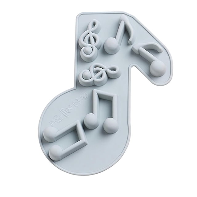 Billuyoard Calcetín de Navidad Molde de pastel de silicona Multipropósito Nota musical Molde para hornear Bandeja de hornear flexible reutilizable para el Utensilios de cocina Rosado Billuyoard HA027944-01