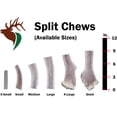 thumbnail image 4 of Elkhorn Premium Chews Medium split (5.5-8” long) elk antler chew for 20-40 lb dogs (1 pack) all-natural premium-grade antler bone, sourced in the USA, 4 of 7