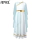 thumbnail image 2 of Disfraz de Toga griega antigua para Halloween para niñas, vestido griego sin mangas, vestido Vintage, chales, vestido de juego de rol de tul fluido, 2 of 5
