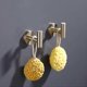 thumbnail image 5 of Gold Towel Hooks Coat Robe Clothes Hook Self Adhesive for Bathroom Kitchen No Drill Wall Mounted Brushed Brass 304 Stainless Steel 2 Pack, 5 of 5
