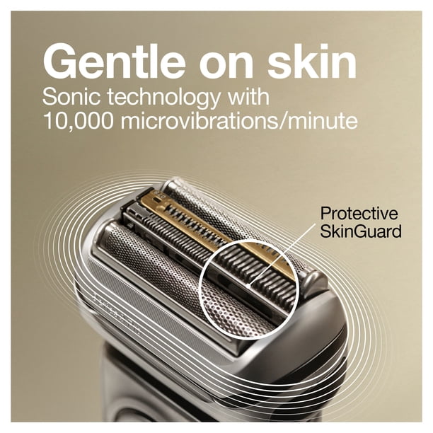 Braun Series 9 Pro 9477cc Men's Electric Razor, Rechargeable Wet