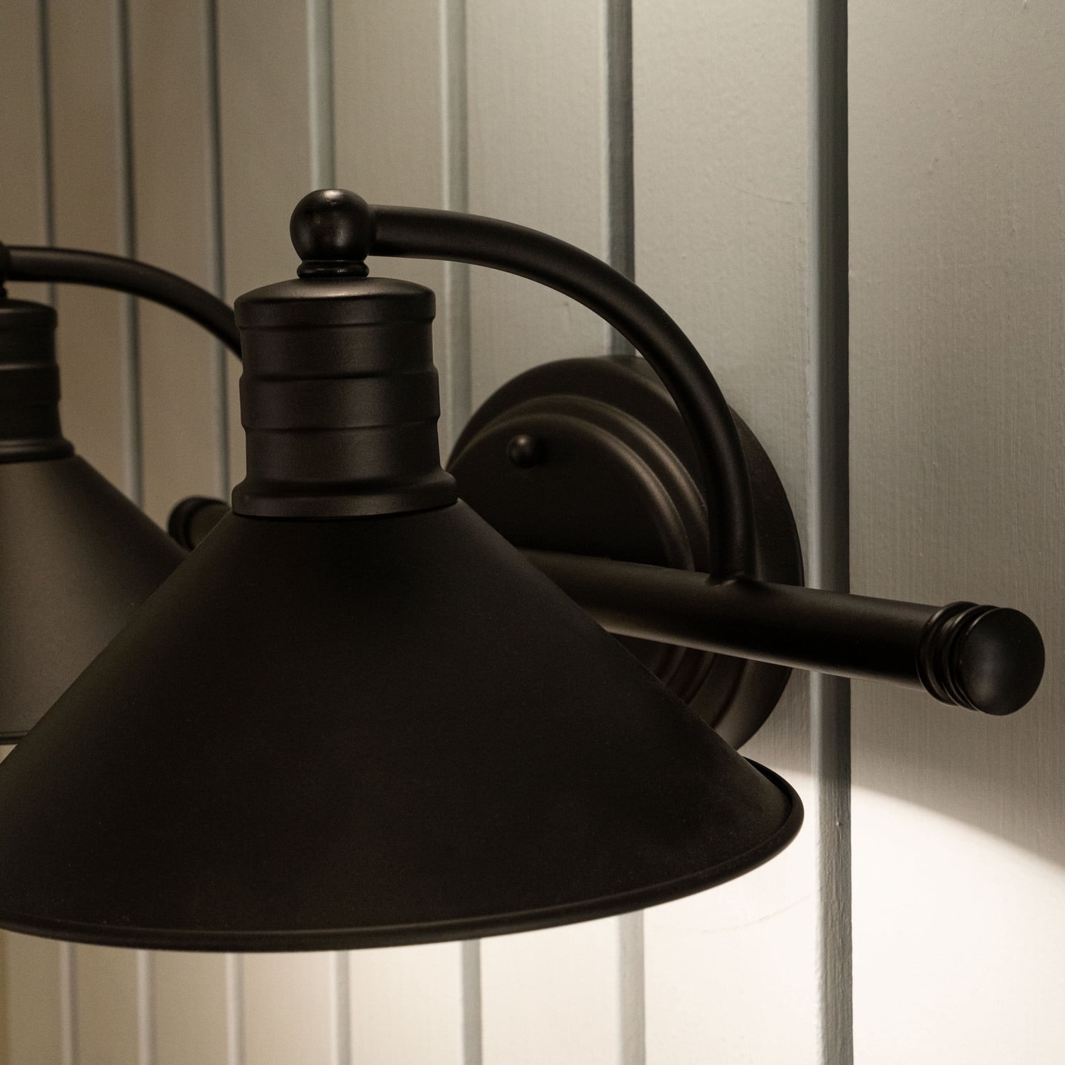 2 Light Bathroom Vanity Fixture - Bronze Barn Lighting - Modern Farmhouse Style