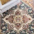 thumbnail image 6 of Safavieh Heritage York Oriental Wool Area Rug, Dark Green/Brown, 6' x 6' Round, 6 of 11