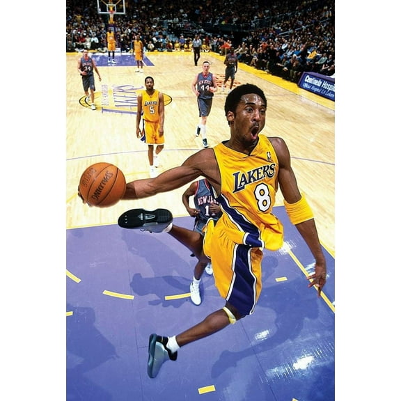 Kobe Bryant Dunking - Sports/Basketball Poster Size 24''x36''