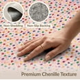thumbnail image 6 of ODIKA 9'x12' Washable Area Rug Non-Shedding, Easy Care Confetti Pink Clusters Whimsical Stars Ombre Gradient Watercolor Large Flowing for Master Suite, California King, Under Bed, 6 of 7