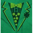thumbnail image 2 of Irish Leprechaun St Pattys Day Tuxedo Men's Crewneck Sweatshirt Brisco Brands S, 2 of 6