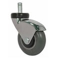 thumbnail image 5 of 3" Gray Rubber - Chrome LUX Furniture Caster, 5 of 10