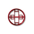 thumbnail image 1 of Emporte-pièce Croix Rouge (2 Pouces) - Livraison Rapide - Bords Tranchants - Qualité Exceptionnelle, 1 of 5