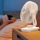 thumbnail image 4 of Ganfancp Ventilador para Dormitorio 5 Velocidades Ventilador de Sobremesa para Casa Oficina Cocina Doble Bateria 10000M Duracion 3 Dias Ventilador Portatilador Enchufable Ofertas Del Día Esta Unidad, 4 of 7