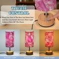 thumbnail image 3 of Touch-Control 3-Color Desk Lamp with Plug – Energy-Saving LED + 3 Simultaneous Charging Ports Pink Crystals, 3 of 8