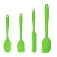 thumbnail image 7 of 4pcs Kitchen Cooking Silicone Spatula Set Heat Resistant Turner Scraper Baking Utensils  Green, 7 of 7