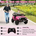 thumbnail image 6 of M optimized 24V Ride On Toys for Big Kids, 2 Seater Ride On Truck, 4WD Adjustable Car Body, 3 Adjustable Speeds, Built-in Music Player, Kids Electric Car with Easy Assembly, 6 of 7