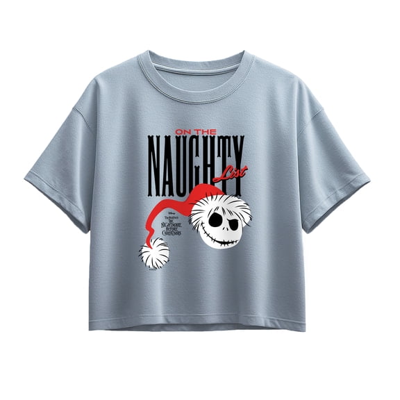 Nightmare Before Christmas - Naughty List Jack - Youth Girls Boxy T-Shirt