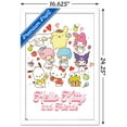 thumbnail image 6 of Hello Kitty and Friends - Kawaii Favorite Flavors Wall Poster, 14.725" x 22.375" Framed, 6 of 6