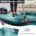 thumbnail image 5 of Teal Mountain Outdoor Rug 3x5 Ft - Reversible Patio Rug Outdoor Camping Rugs, Misty Forest Nature Woodland Pine Tree Landscape Indoor Outdoor Area Rugs, Non-Slip Outdoor Carpet Runner for Deck/Porch, 5 of 8