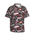 thumbnail image 2 of Daiia Various Languages Mother Hawaiian Shirt for Men Gentle Cotton Regular Short Sleeve Casual-X-Large, 2 of 9