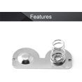 thumbnail image 3 of Fielect 50Pcs AA Battery Spring Plate AA Battery Positive Negative Conversion Spring Contact Nickeling Plate 26.5mmx12mm, 3 of 6