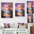 thumbnail image 4 of Designart "Liquid Art Depicting The Charm Of Sunrise And Sunset" Sunrisesunset Wall Art Living Room, 4 of 7