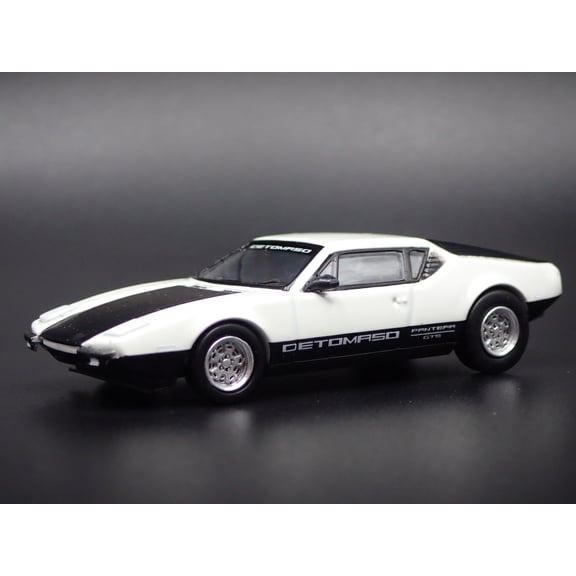 Open Box 1972 72 DE TOMASO PANTERA WHITE 1:64 SCALE COLLECTIBLE DIORAMA DIECAST MODEL CAR