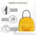 thumbnail image 4 of Fotbe Yellow Lemon Bolsa de Almuerzo con Estampado, Lonchera Aislada, Contenedor de Comida Reutilizable Tipo Cooler a Prueba de Fugas, 4 of 6