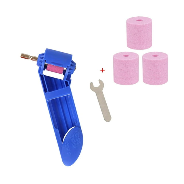 S SERENABLE Drill Bit Sharpening Tool Sharpener 7inch Long Blue Professional Accessories