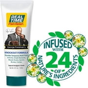 Real Time Pain Relief George Foreman's Knockout Formula, Topical Pain Relief, 4 oz Tube