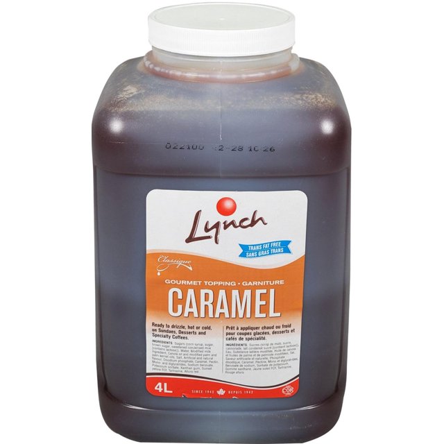 Lynch Caramel Topping Sauce - 4Ltr - Single Pack - Indulge Your Sweet Tooth (1ct)