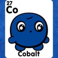 thumbnail image 2 of CafePress - Cute Element Cobalt Co - Cute Infant Baby Football Bodysuit, 2 of 3