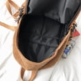 thumbnail image 4 of Sonducket para niña, bolsa de estudiante, bolso de hombro, multicolor, de gran capacidad, de pana, estilo Ins, dulce regalo, ligero Mochilas Negro (con colgante) Sonducket AP018938-01, 4 of 6