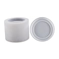 thumbnail image 2 of Vaso redondo de silicona para velas, molde cilíndrico para velas, maceta para flores, bandeja para joyas, contenedor de almacenamiento para regalo de Patrón geométrico, 2 of 8