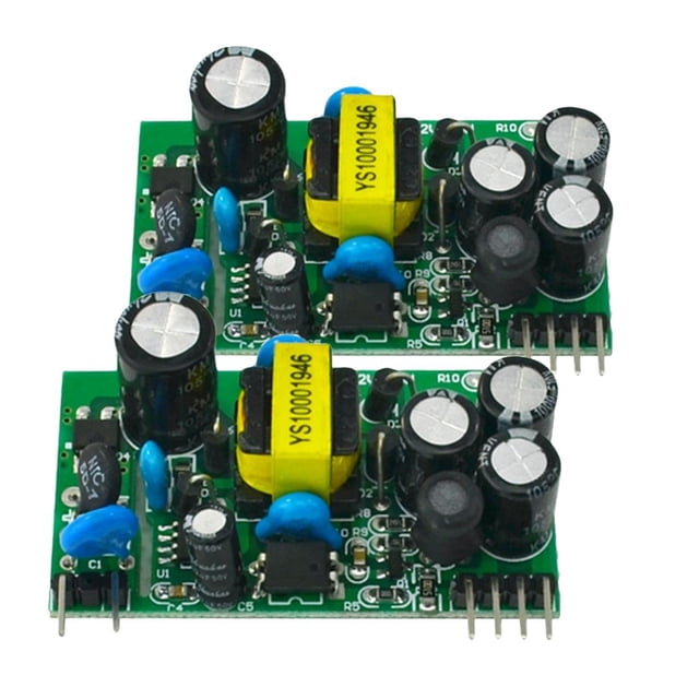 2x Fuente De Alimentación Aislada 5V500mA+12V300mA Visualización Rápida Larga Útil