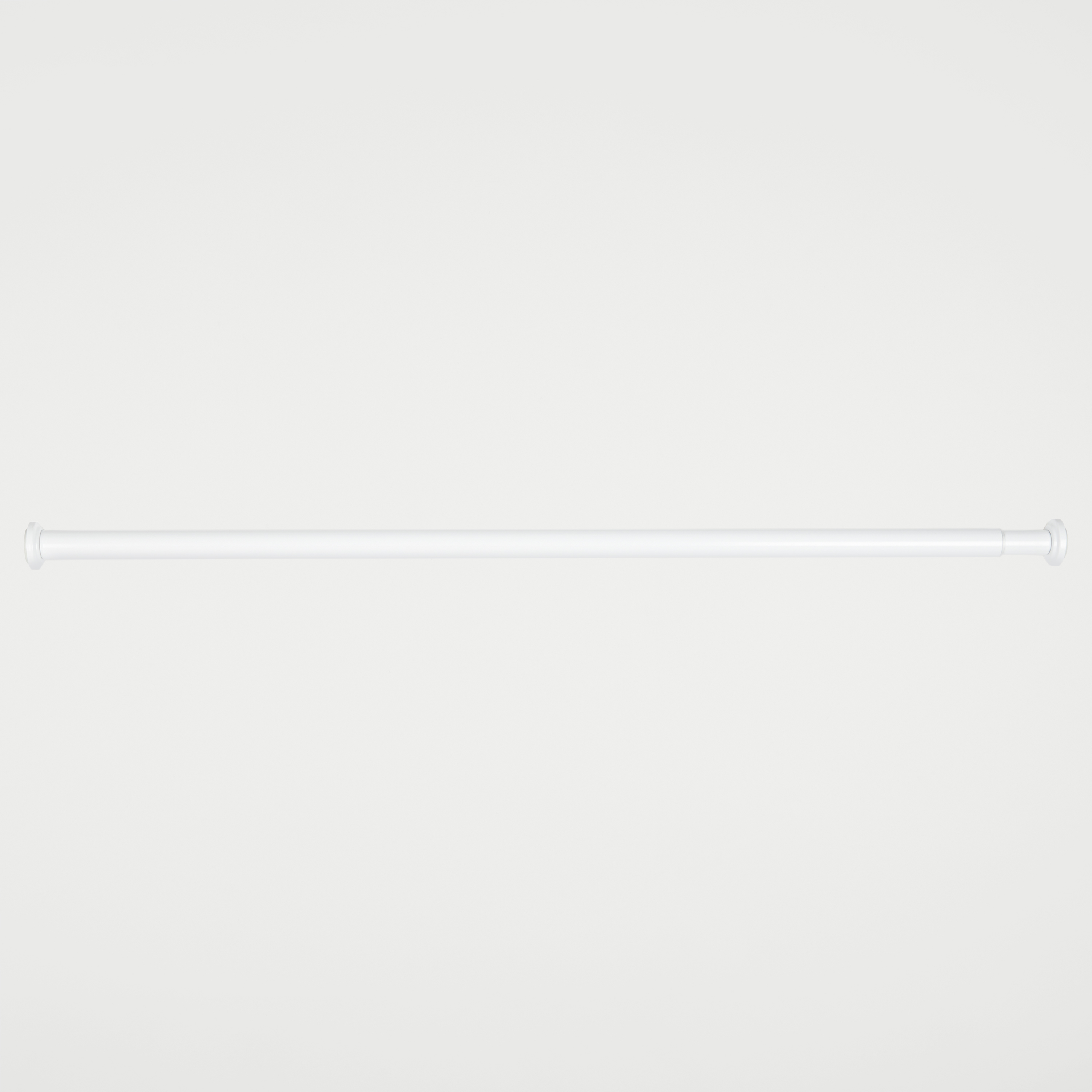 Exclusive Home Tension Rod, White, Adjustable 24"-40"