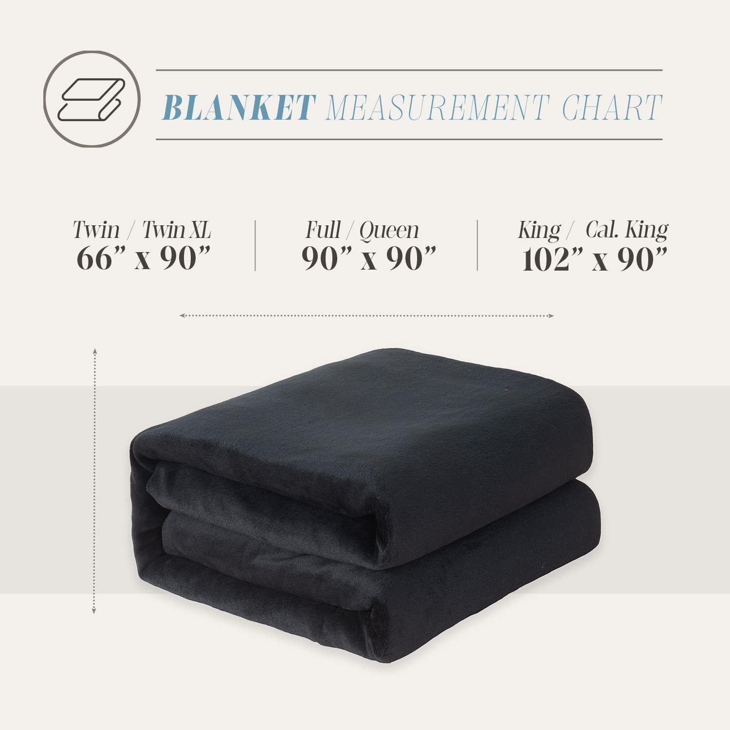Luxury Velvety Feel Blanket, All-Season & Lightweight Material, Ultra Plush, Soft, Cozy Flannel Fleece for Couch, Sofa, Bed, Travel, Solid Twin/Twin XL, Black