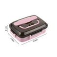 thumbnail image 3 of HBBKVI Bento Box 3-Compartment Bento Lunch Box with Chopsticks and Spoons, Microwave Safe Lunch Containers for Adult 33.8oz Leak-Proof Bento Box, 3 of 8