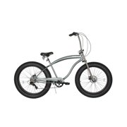 Tracer Avalon GT7 26 inch Men Beach Cruiser,Matte Gray,7 Speed,Disc Brake Bike,Hi-Rise Handlebar