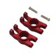 thumbnail image 1 of Asiento de rueda trasera de 2 piezas, duradero, de aleación de aluminio, de alta resistencia, para coche RC rojo, 1 of 9