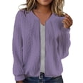 thumbnail image 1 of Women's Long Sleeve Oversized Zip Up Hooded Sweatshirt Casual Jacket With Drawstring And Pockets, 1 of 5