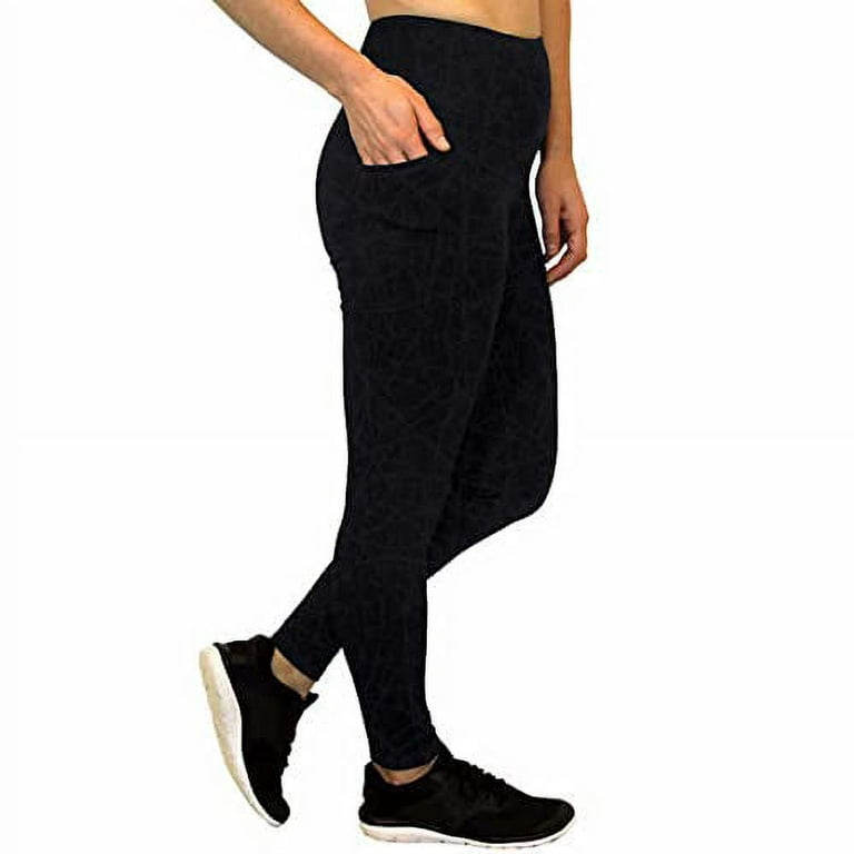 Spyder Active Pants Womens Large Black Leggings Capri Yoga Pockets Athletic