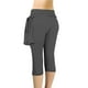thumbnail image 3 of Pantalones Largos de Pierna Ancha para las Mujeres Pantalones Casuales de Cintura Elástica Alta, Pantalones de Mezcla de Poliéster de Ajuste Suelto Recto, 3 of 4