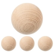 Yueyihe Sport Balls 4 Pcs Bocce Game Wooden Croquet Outdoor Casual Child