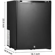 Smad Quiet 110V/12V Compact Refrigerator RV Truck Caravan Car Fridge Reversible Door 2.1 Cu ft Lock