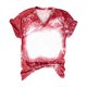 thumbnail image 5 of ICHUANYI ClearanceWomen's Tops Women's Fashion Casual Loose Blouse Tiy-dye Printing V Neck T-Shirt Blouse Print Tee(Red, XL) ICHUANYI WER20232080506366, 5 of 5