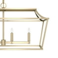 thumbnail image 4 of Hunter - Laurel Ridge 6-light Alturas Gold, Extra Large Chandelier, Dimmable, Formal Style, Linear Shaped, for Bedrooms, Dining, Living Rooms - 19078, 4 of 9
