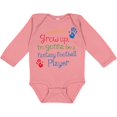thumbnail image 3 of Inktastic Fantasy Football Player Future Boys or Girls Long Sleeve Baby Bodysuit, 3 of 5