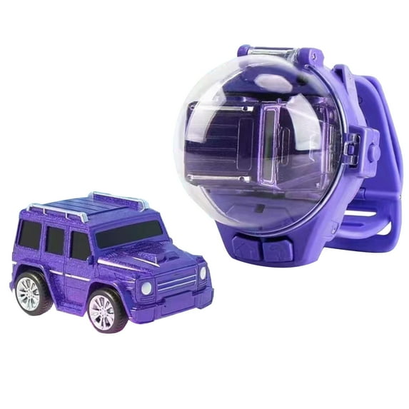 hirigin Watch Remote Control Car with Adjustable Strap Dust Cover Ambient Light USB Charging Electric Game