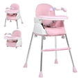 thumbnail image 1 of Silla Periquera Bebe Alta Plegable 2 Niveles 12-72 Meses Little monkey Rosa, 1 of 10