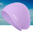 thumbnail image 3 of Sombrero de natación de silicona para el pelo largo Sombrero de natación Púrpura Sunnimix Equipo de natación, 3 of 7