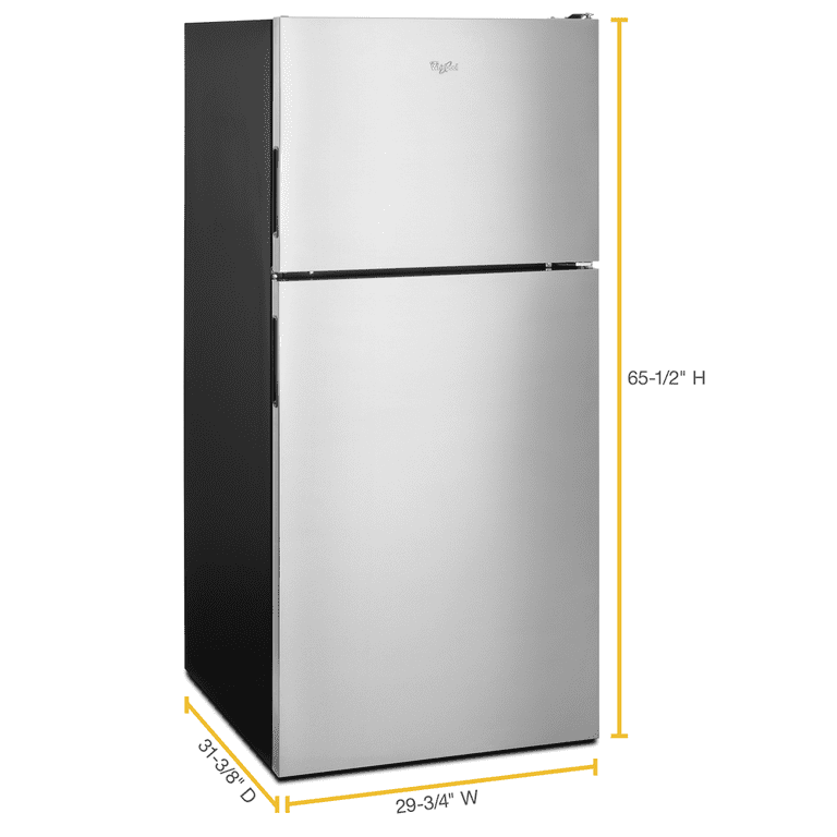 Whirlpool WRT348FMES Full Size 18 Cu. Ft. Stainless Steel Wide Top