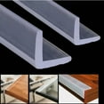 thumbnail image 2 of 1/2/5M L Shaped Rubber Edging Strip Door Seal Strip Weatherstrip Edge Guard Edge Trim 10/15/17/20mm Transparent, 2 of 9
